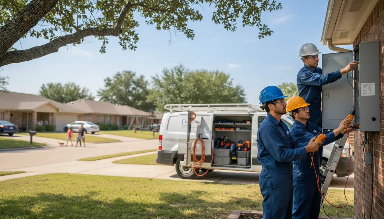 Certified electrician providing emergency electrical services in Hawks, MI
